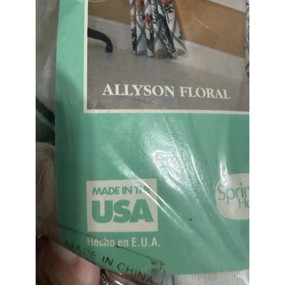 Vintage Valance 1 ALLYSON FLORAL Valances New Old Stock Usa 86